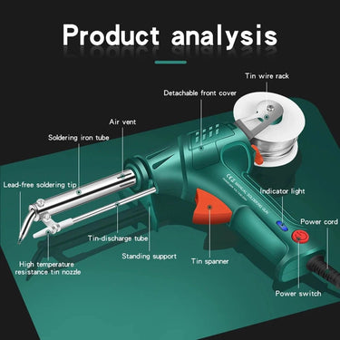 60W Multi - Function Soldering Gun - 220V/110V - InspiredGrabs.com